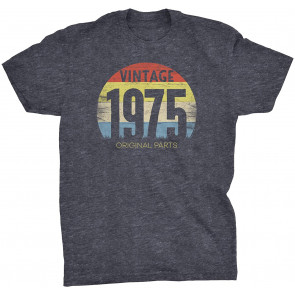 Vintage 1975 Original Parts - Retro Birthday Gift For Men T-Shirt