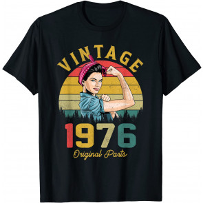 Vintage 1976 Made In 1976 46th Birthday Women 46 Years Old T-Shirt