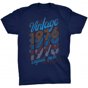 Vintage 1976 Original Parts - Retro Birthday  T-Shirt