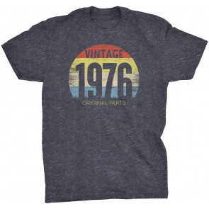Vintage 1976 Original Parts - Retro Birthday Gift For Men T-Shirt
