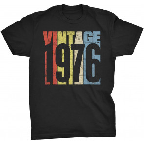 Vintage 1976 Retro Birthday Gift For Men T-Shirt