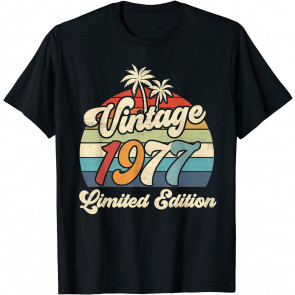 Vintage 1977 44th Birthday  T-Shirt