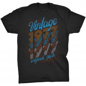 Vintage 1977 Original Parts - Retro Birthday  T-Shirt
