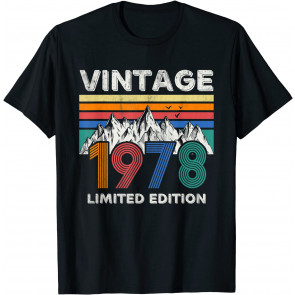 Vintage 1978 43rd Birthday 43 Years Old Gift Men Women T-Shirt