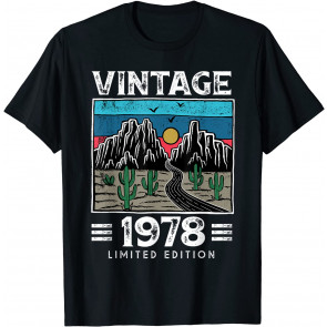 Vintage 1978 Made In 1978 43rd Birthday Limited Edition T-Shirt