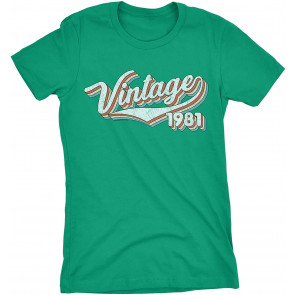 Vintage 1981 - Retro Birthday T-Shirt