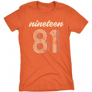 Vintage 1981 - Retro Birthday T-Shirt