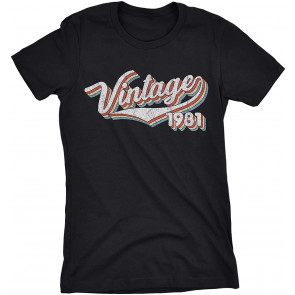 Vintage 1981 - Retro Birthday T-Shirt