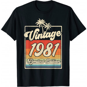 Vintage 1981 40th Birthday  T-Shirt