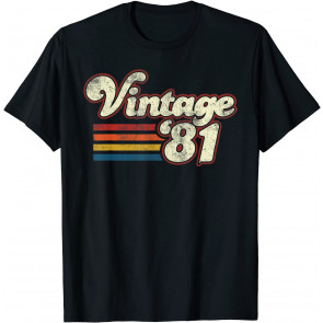 Vintage 1981 40th Birthday T-Shirt