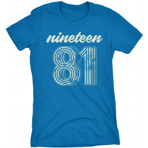 Vintage 1981 Retro Birthday T-Shirt