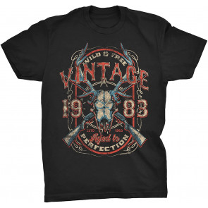 Vintage 1983 Aged To Perfection - Deer Skull T-Shirt