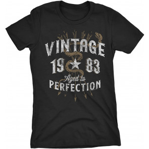 Vintage 1983 Aged To Perfection 38th Birthday Gift T-Shirt