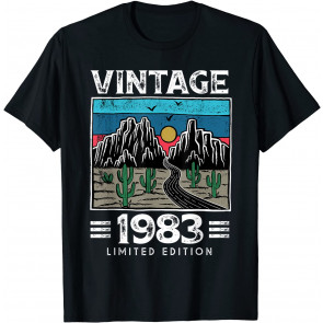 Vintage 1983 Made In 1983 38th Birthday Limited Edition T-Shirt