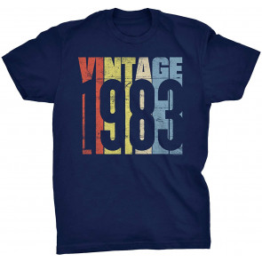 Vintage 1983 Retro Birthday Gift For Men T-Shirt