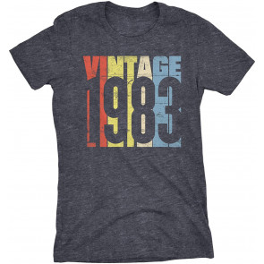 Vintage 1983 Retro Birthday Gift For Women T-Shirt