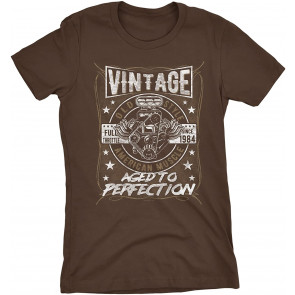 Vintage 1984 Aged To Perfection - American Muscle - 37th Birthday Gift T-Shirt