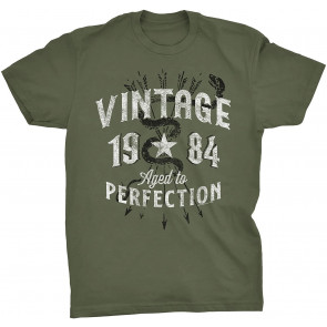 Vintage 1984 Aged To Perfection 37th Birthday Gift T-Shirt