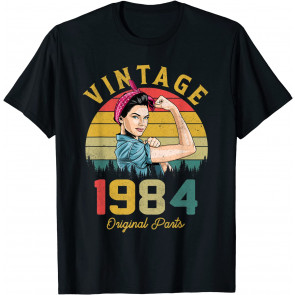 Vintage 1984 Made In 1984 38th Birthday Women 38 Years Old T-Shirt