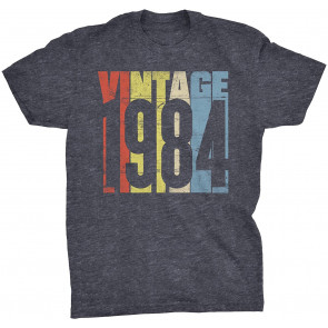 Vintage 1984 Retro Birthday Gift For Men T-Shirt