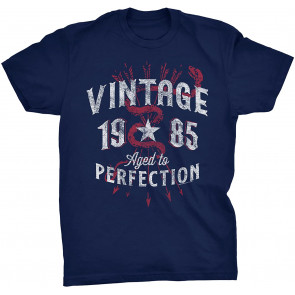 Vintage 1985 Aged To Perfection 36th Birthday Gift T-Shirt