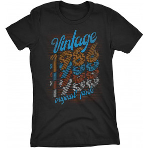 Vintage 1986 Original Parts - Retro Birthday  T-Shirt