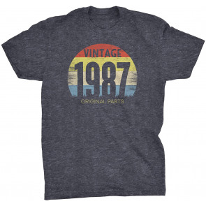 Vintage 1987 Original Parts - Retro Birthday Gift For Men T-Shirt