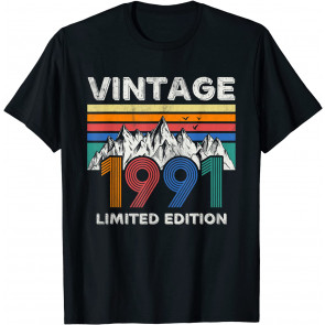 Vintage 1991 30th Birthday 30 Years Old Gift Men Women T-Shirt