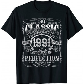 Vintage 1991 Limited Edition 30 Years Old 30th Birthday Men T-Shirt