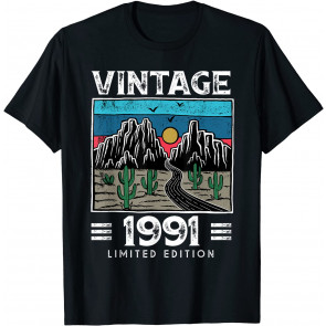 Vintage 1991 Made In 1991 30th Birthday Limited Edition T-Shirt