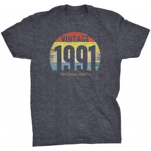 Vintage 1991 Original Parts - Retro Birthday Gift For Men T-Shirt