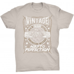 Vintage 1992 Aged To Perfection - American Muscle - 29th Birthday Gift T-Shirt