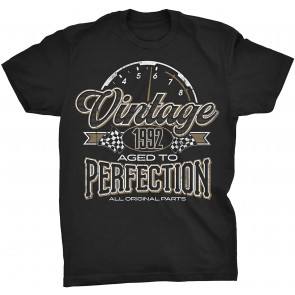 Vintage 1992 Aged To Perfection - Automotive 29th Birthday Gift T-Shirt
