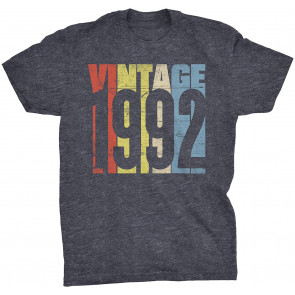 Vintage 1992 Retro Birthday Gift For Men T-Shirt