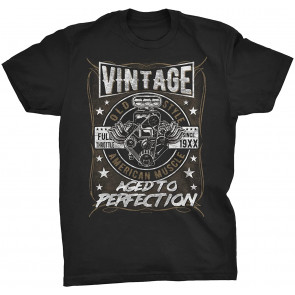 Vintage 1993 Aged To Perfection - American Muscle - 28th Birthday Gift T-Shirt