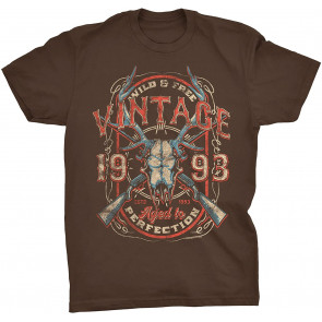 Vintage 1993 Aged To Perfection - Deer Skull T-Shirt
