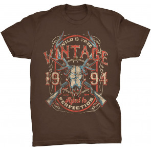 Vintage 1994 Aged To Perfection - Deer Skull T-Shirt