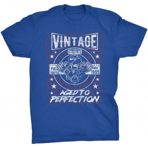 Vintage 1995 Aged To Perfection - American Muscle - 26th Birthday Gift T-Shirt
