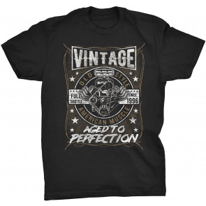 Vintage 1996 Aged To Perfection - American Muscle - 25th Birthday Gift T-Shirt