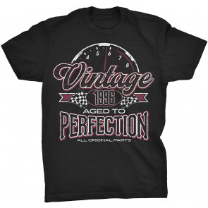 Vintage 1996 Aged To Perfection - Automotive 25th Birthday Gift T-Shirt