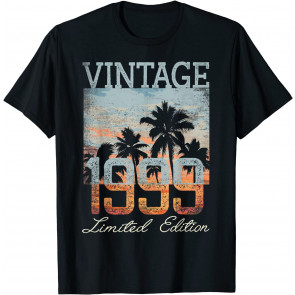 Vintage 1999 Limited Edition 22nd Birthday 22 Year Old Gift T-Shirt