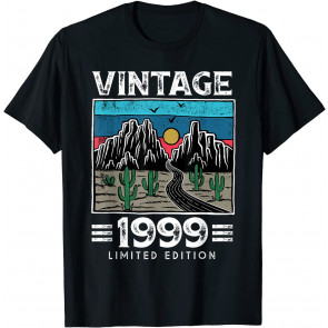 Vintage 1999 Made In 1999 22nd Birthday Limited Edition T-Shirt