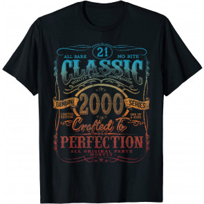 Vintage 2000 Limited Edition Gift 21 Years Old 21st Birthday T-Shirt