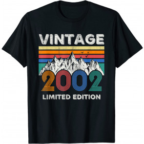 Vintage 2002 19th Birthday 19 Years Old Gift Men Women T-Shirt