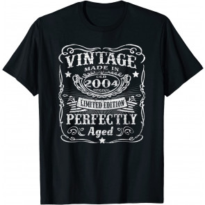 Vintage 2004 Perfectly - 17th Birthday 17 Years Old T-Shirt