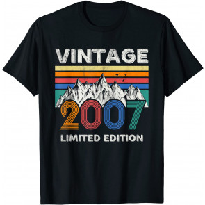 Vintage 2007 14th Birthday 14 Years Old Gift Boys Girls T-Shirt