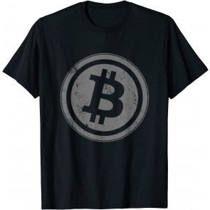 Vintage Bitcoin BTC Logo Crypto Currency Traders Bitcoin T-Shirt