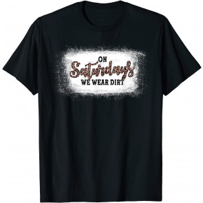 Vintage Bleached Leopard On-Saturdays-We-Wear-Dirt Western T-Shirt