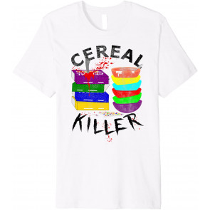 Vintage Cereal Killer Food Pun T-Shirt