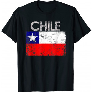 Vintage Chile Chilean Flag Pride Gift T-Shirt